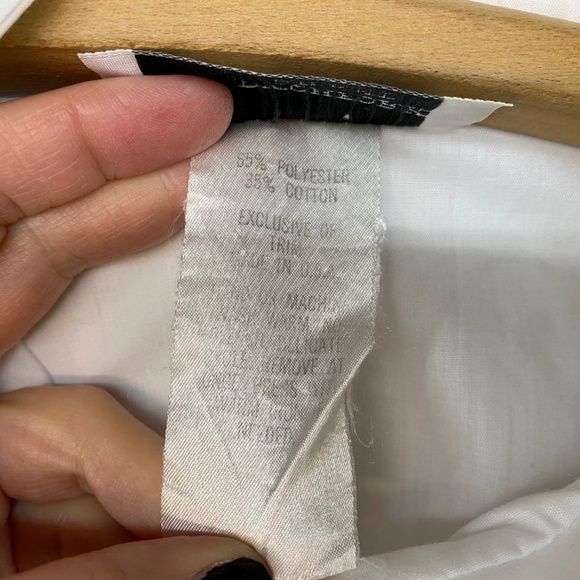 Vintage Pitchfork Brand Medium Squaredancing Blouse White Lace Sleeves Button up - Picture 3 of 5